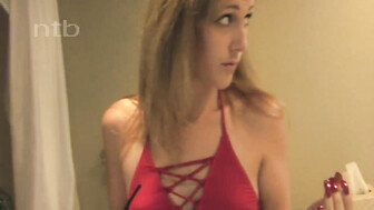 Sexy Hot Blonde Fucking and Sucking Her Black Man