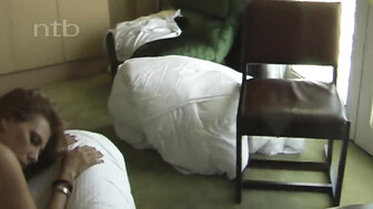 Sexy Hot Blonde Fucking and Sucking Her Black Man