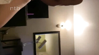 Hot Brunette Wife Sucking and Fucking Her Black Bull in a Hotel Room