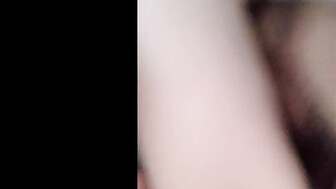 Cute white girlfriend takes huge black cock