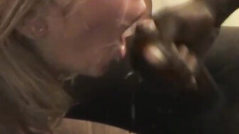 French Interracial Threesome in a Hotel Room