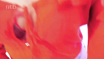 Skinny teen redhead gets bbc creampie in her mouth after bareback fucking