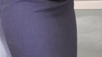 White whore warming up before BBC