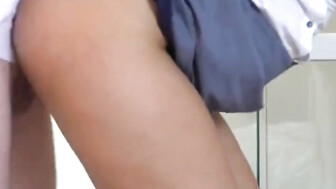 White whore warming up before BBC