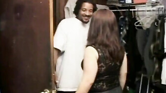 Latina brings black friend into Basement for Fucking and her boyfriend films.