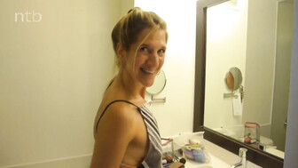 Sexy thim MILF gets off on her BBC Lover