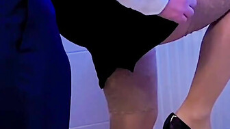 Secretary is gets fucked by her little dick bf