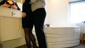 boss fucks his sexy secretary that’s is use to BBC only
