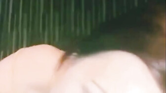 On her knees sucking BBC sloppy