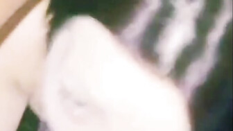 On her knees sucking BBC sloppy