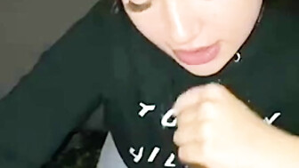 Lovely slut seems to love BBC