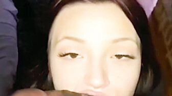 Lovely slut seems to love BBC