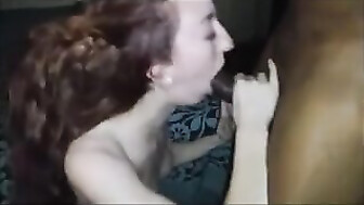 Horny Red Head Goes Wild with BBC