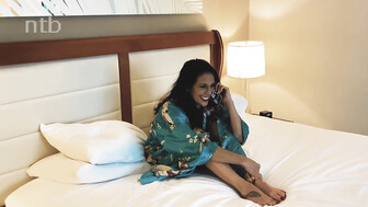 Hot Brunette Getting Fucked by a Black Bull and Gets a Creampie