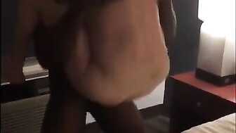 Hotwife Getting Fucked by Her Black Lover in a Hotel Room