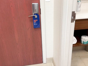 Black Bred in the shower