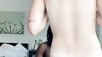 PAWG Wife Riding BBC in Hotel Room and Films it For Her Hubby