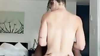 PAWG Wife Riding BBC in Hotel Room and Films it For Her Hubby