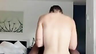 PAWG Wife Riding BBC in Hotel Room and Films it For Her Hubby