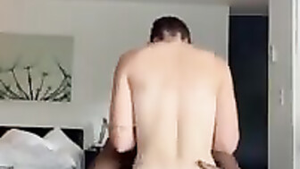 PAWG Wife Riding BBC in Hotel Room and Films it For Her Hubby