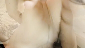 Cuckold blond takes that bbc bareback in front of her man