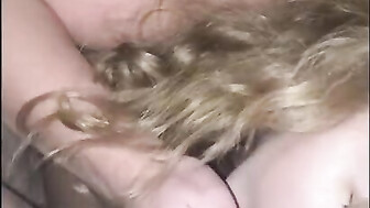 Hot Blonde Blowjob, Fucks and Has Anal with BBC