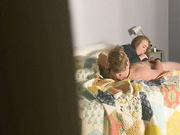 Hotwife shares private moment with her bull while cuckold secretly films