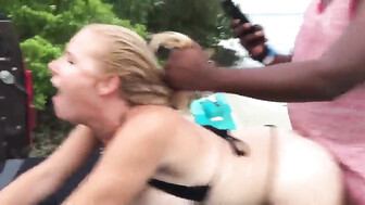 Wife Fucking a Black Man at the Beach