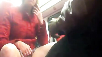 Hubby Film wife on train with black stranger