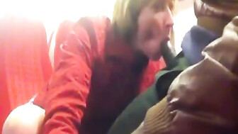 Hubby Film wife on train with black stranger