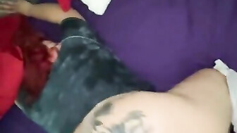 PAWG taking crazy BBC backshots