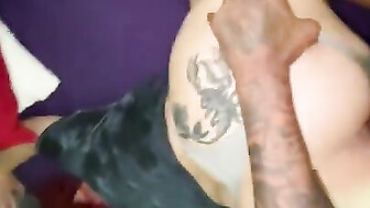 PAWG taking crazy BBC backshots