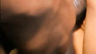 Hot Blonde Fucking Her Black Bull and Her Boyfriend