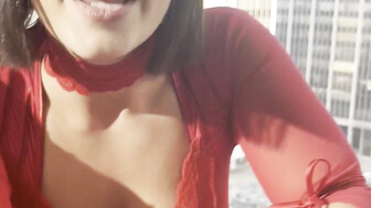 Flowers as a gift for a beautiful brunette who loves BBC