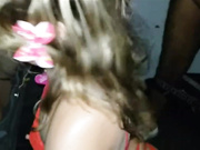 The sluttiest white whore at adult bookstore