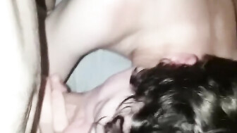 Young Cute Cuckold Couple with Their Black Bull Getting a Creamy