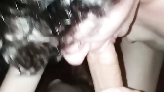 Young Cute Cuckold Couple with Their Black Bull Getting a Creamy