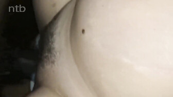 Chubby cuckold white wife gets that bbc bareback in that hairy pussy