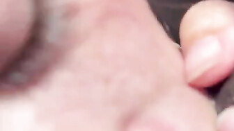 Black cock sloppy head & ball slurping