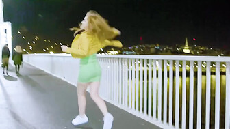 Pretty redhead slut escapes from home only to fuck a thick big black dick