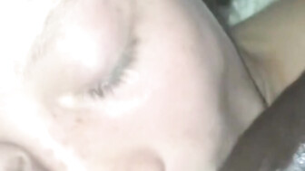 BBC destroys blonde while cuck watches Full Video