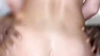 Young Hotwife's pussy talking and getting pounded from underneath