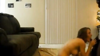 Skinny girlfriend is a wildcat for bbc