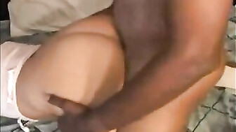 Wife Cuckolds Her Husband with Two Black Men