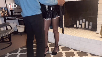 Cuckold white wife and her husband had threesome with hung black bull