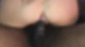 Mature wife fucks with a young black man.