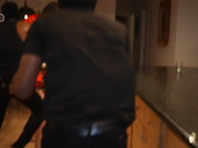 White babe gets creamed after hard and rough sex with her black lovers