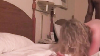 Cougar can't stop cumming on stiff college dick