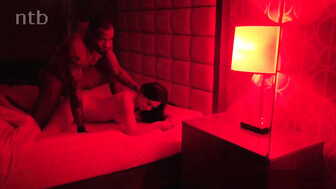 Busty cuckold white milf squirts hard while cumming on that bbc