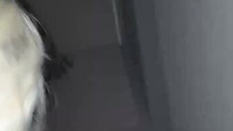 Blonde wife sucking me dry